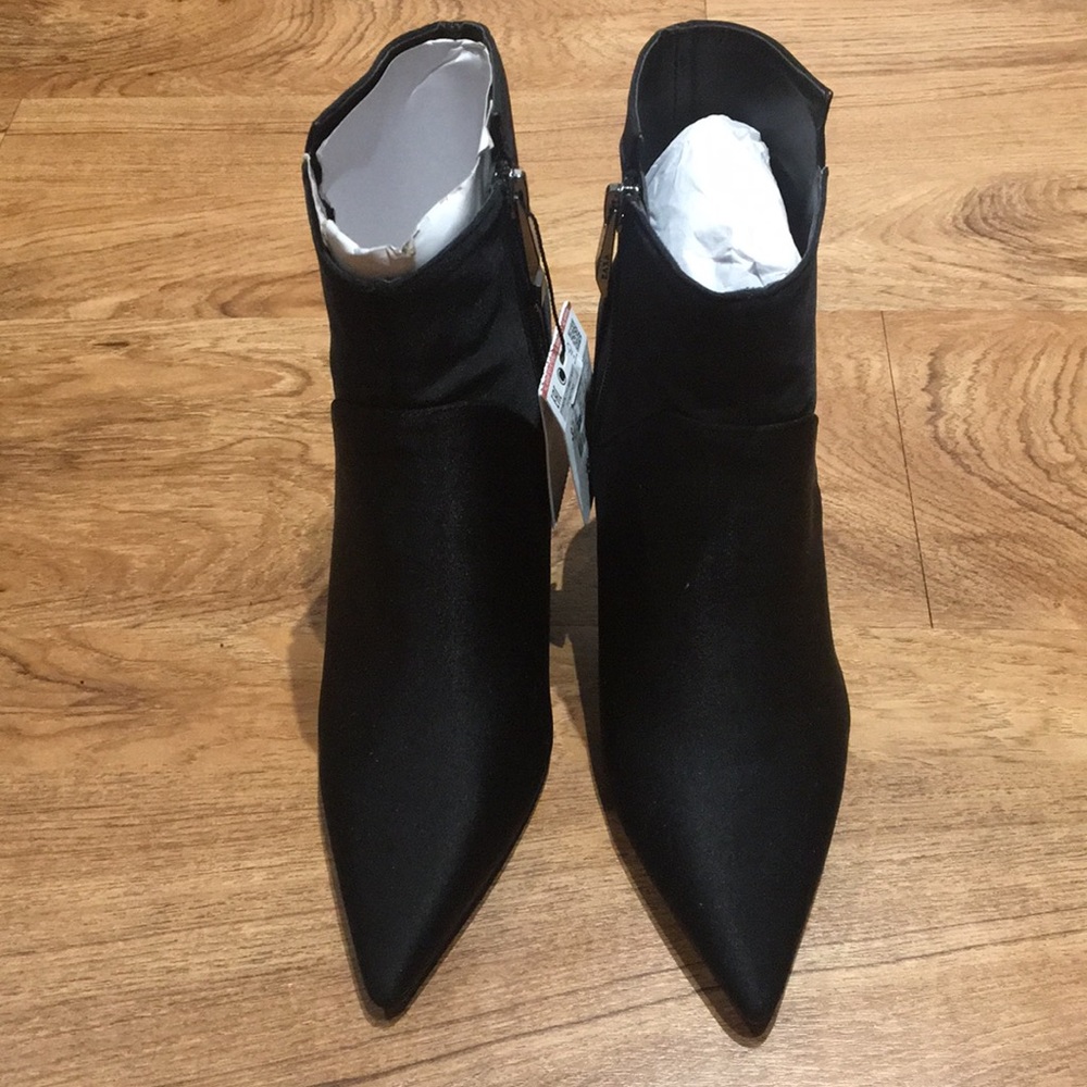 Zara NWT Neoprene wedge booties SIZE 37
